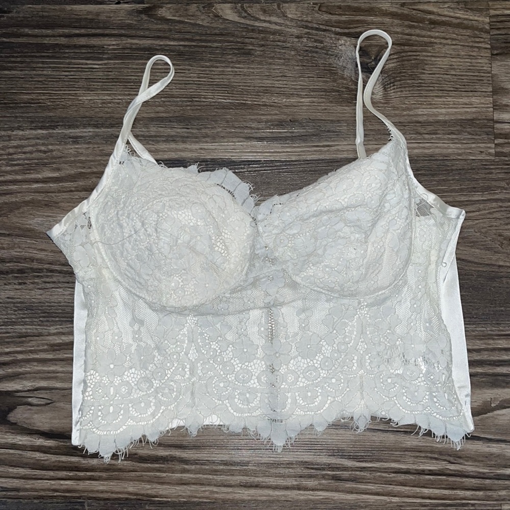 Bebe Womens White Top